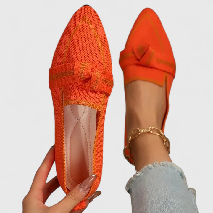 Comfortable Pointed Toe Slip On Mesh Loafers Flat Shoes