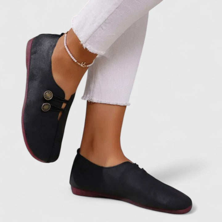 Women's Flat Loafers Slip-On Closed-Toe Shoes