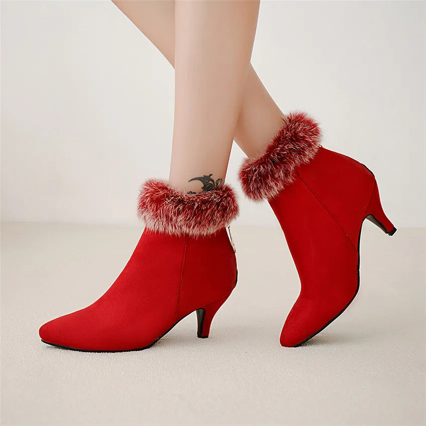 Women's Fur Ankle Boots