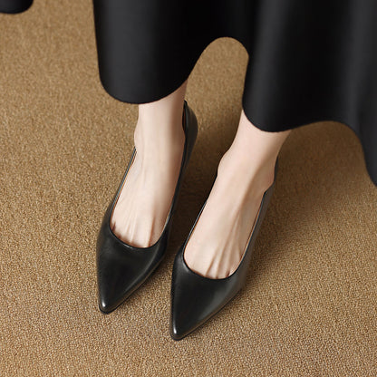 Venetia Women's Pointed Toe Block Heel Pumps