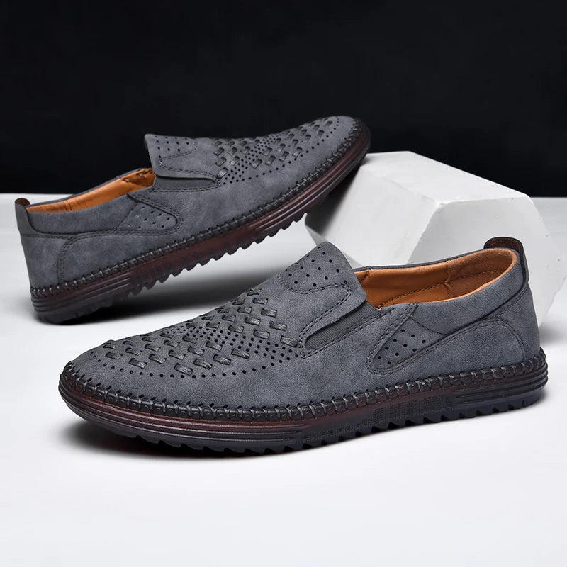 Men's Faux Leather Loafers