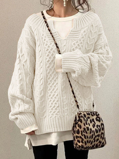 Classic Ladies Spring Knit Sweater