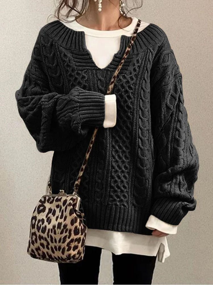 Classic Ladies Spring Knit Sweater