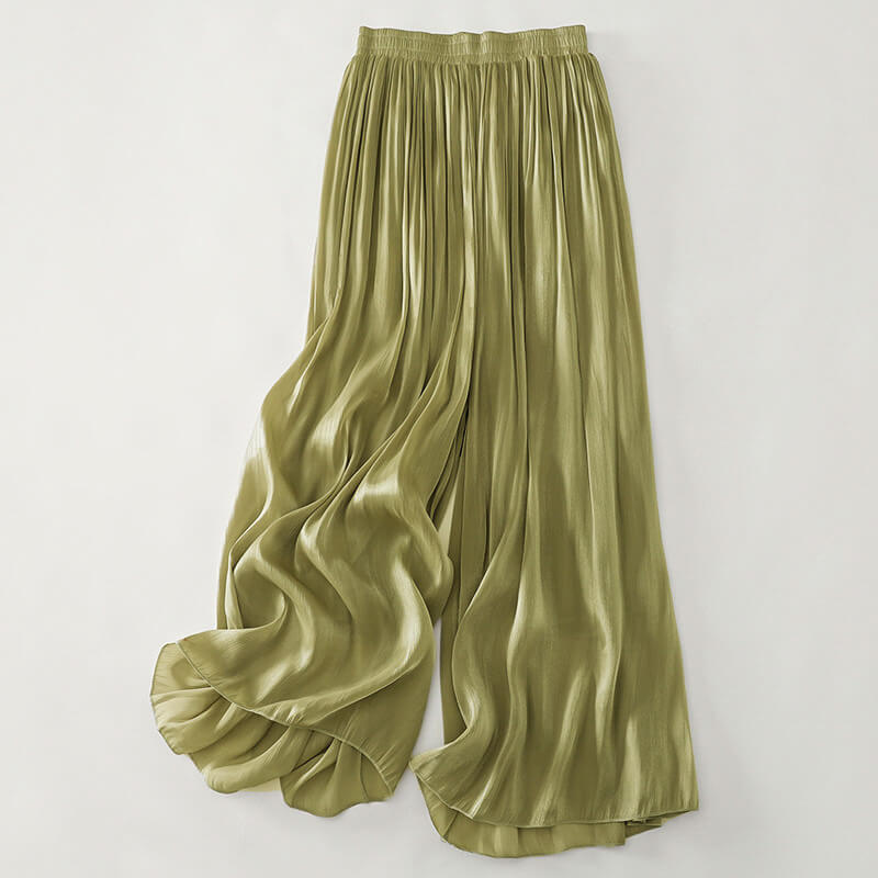 Elegant Soft Satin Trousers