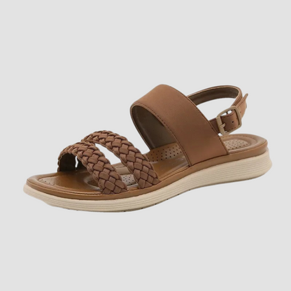 Chic Vegan Leather Summer Sandals