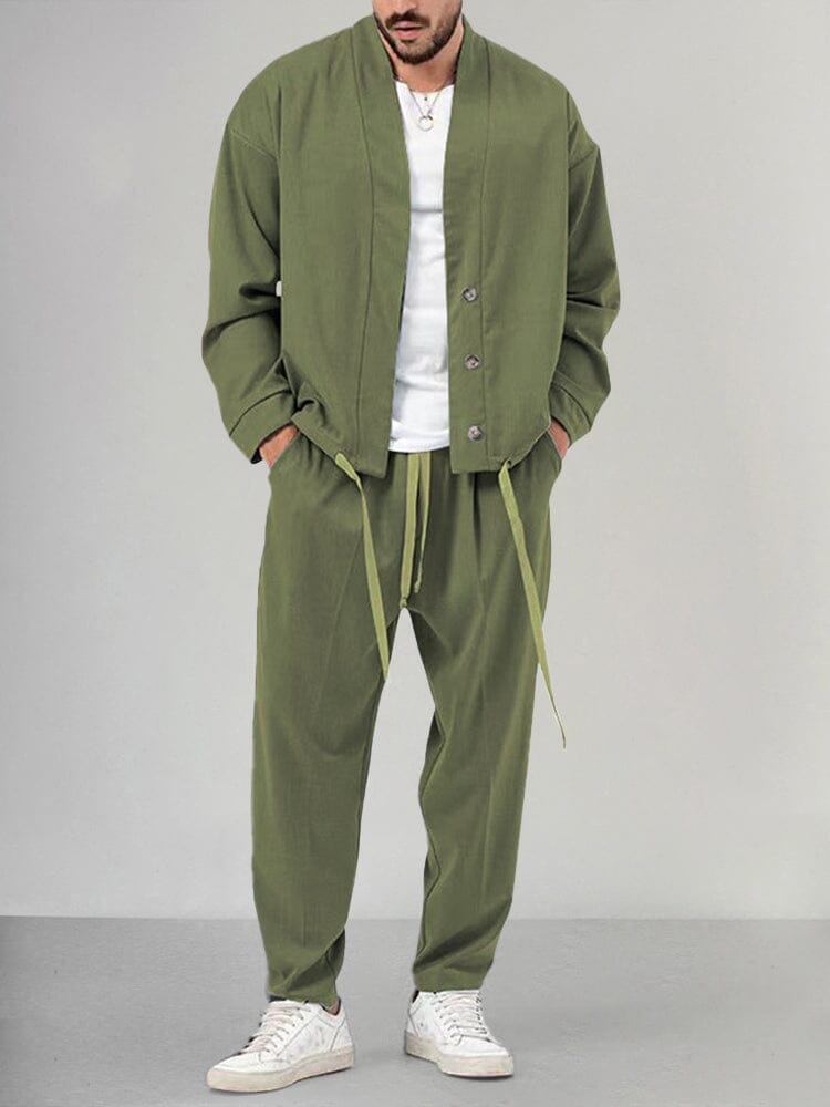 Men's Relaxed Fit 2-Piece Pants Set - VibreMode