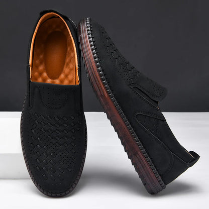 Men's Faux Leather Loafers
