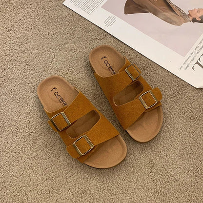 Solange Women's Cushioned Buckle Sandals