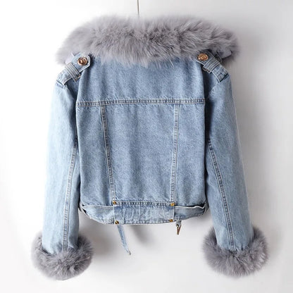 Bertoli Fur Denim Jacket - Jack Hafford