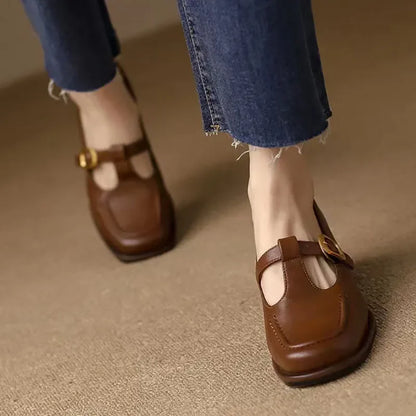 Classic Low Heel Mary Jane Women's Shoes