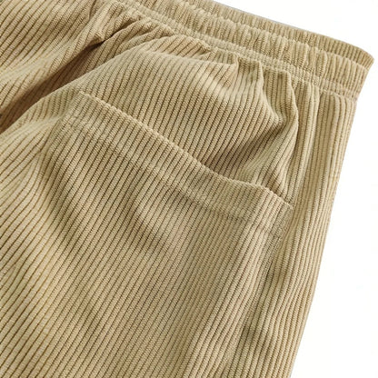 Men's Wide Leg Lounge Pants Ribbed Texture