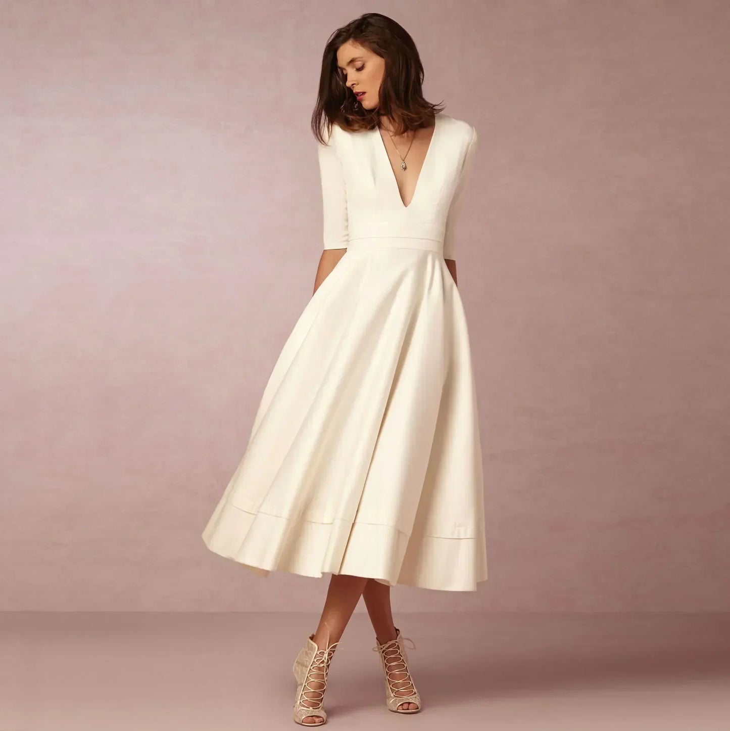 Valerisse | Ladies Stylish Flowy Mid Dress