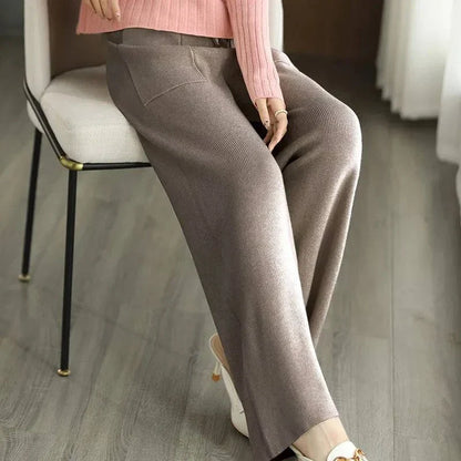 Women's Wool Relaxed Fit Pants