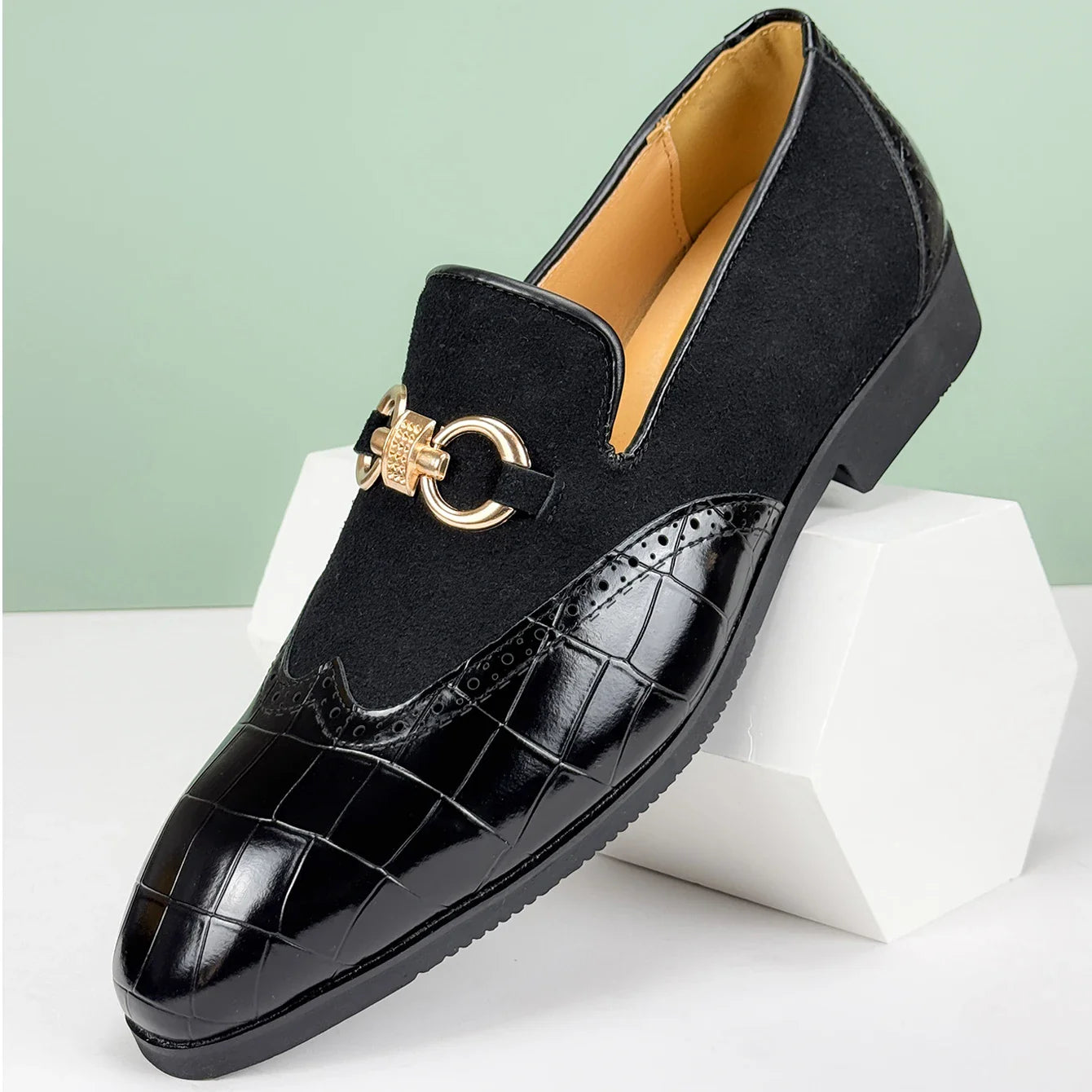 Men's Leather Loafers Leather Brown