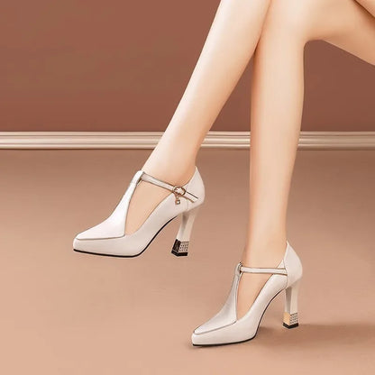 High Heel Crocodile Shoes