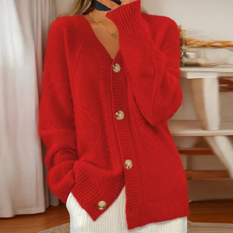 Reagan Women's Cable Knit Cardigan