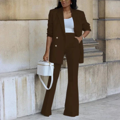 Lauren | Chic Formal Suit Set with Tailored Long Blazer for Women Caliboot