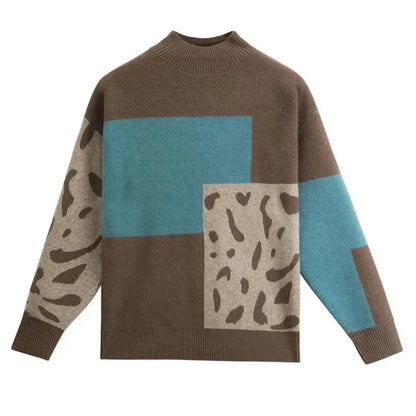 Women's Color Block Sweater