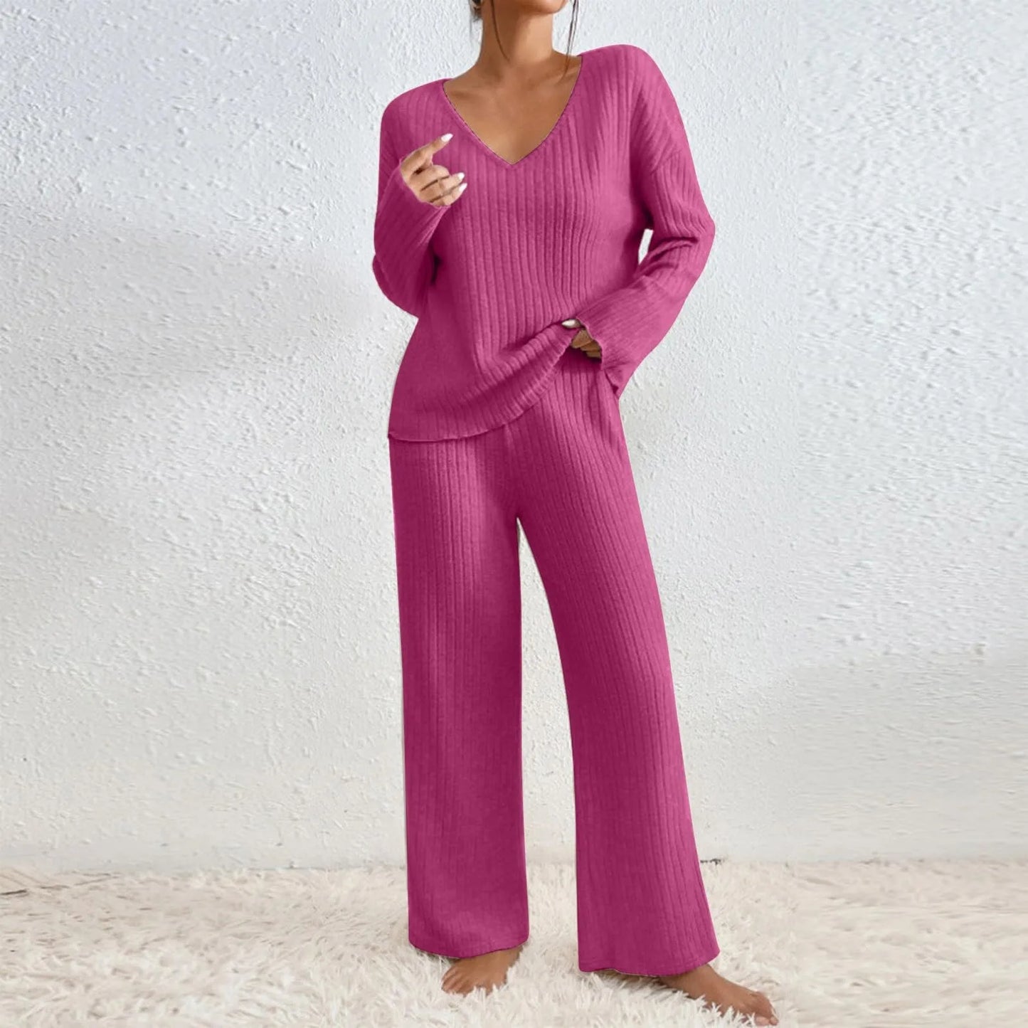 Women's Long Sleeve Loungewear Set