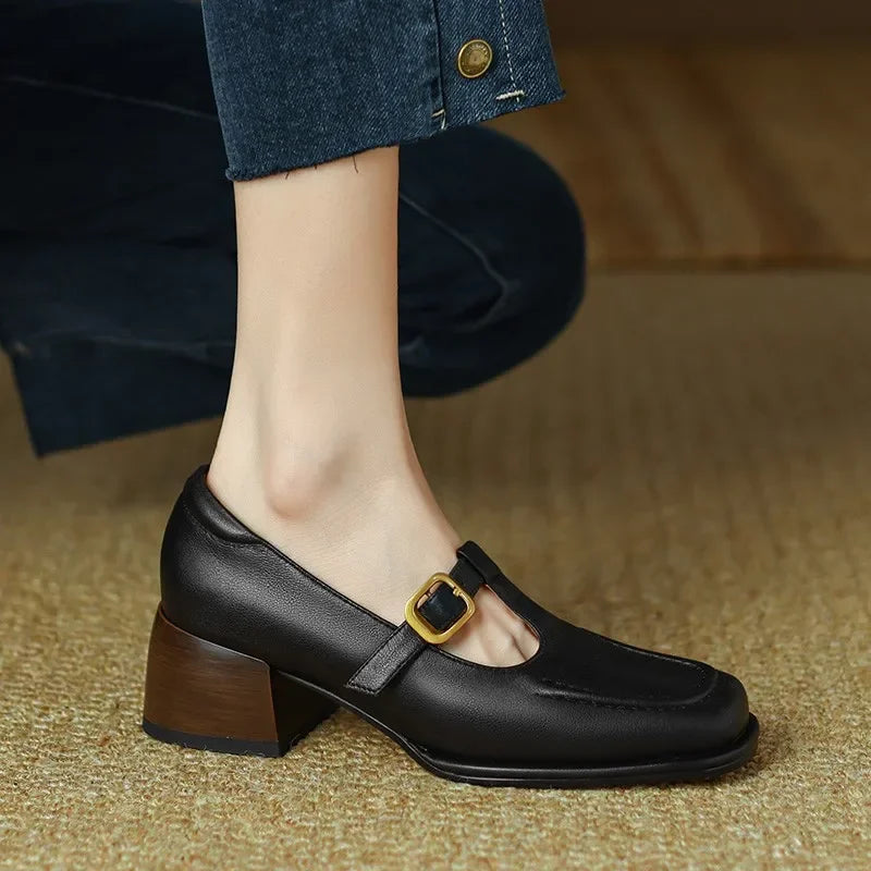 Classic Low Heel Mary Jane Women's Shoes