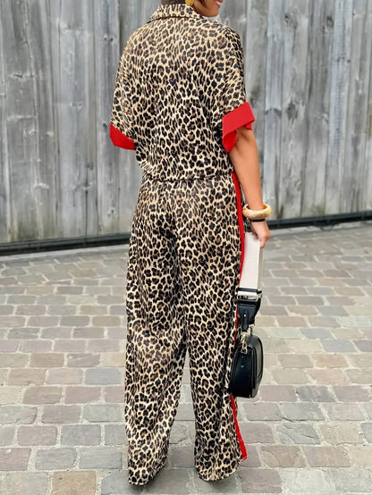 Women's Two Piece Collared Set