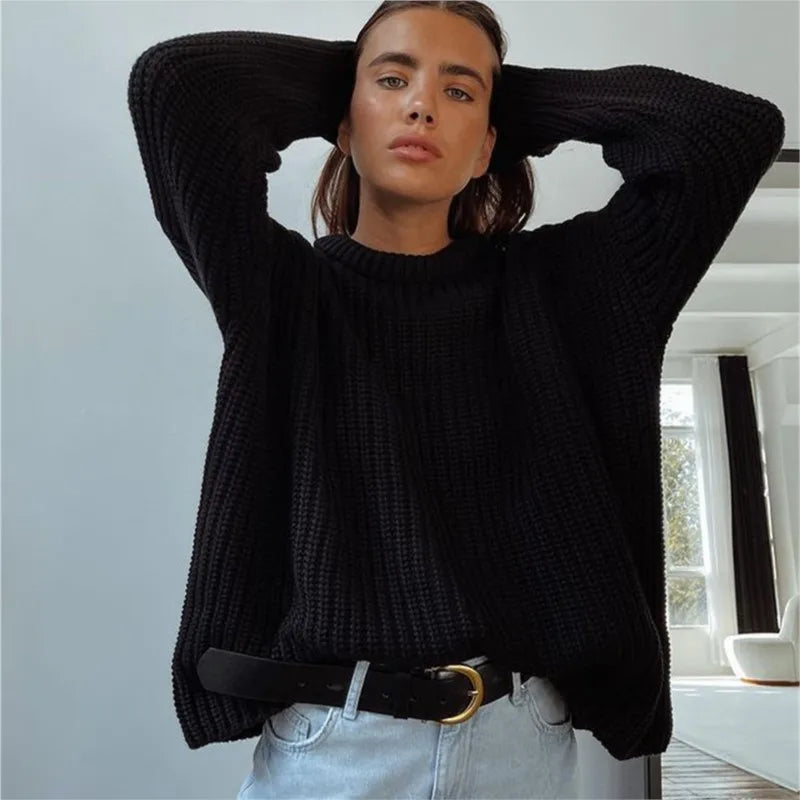 Women's Ribbed Knit Sweater