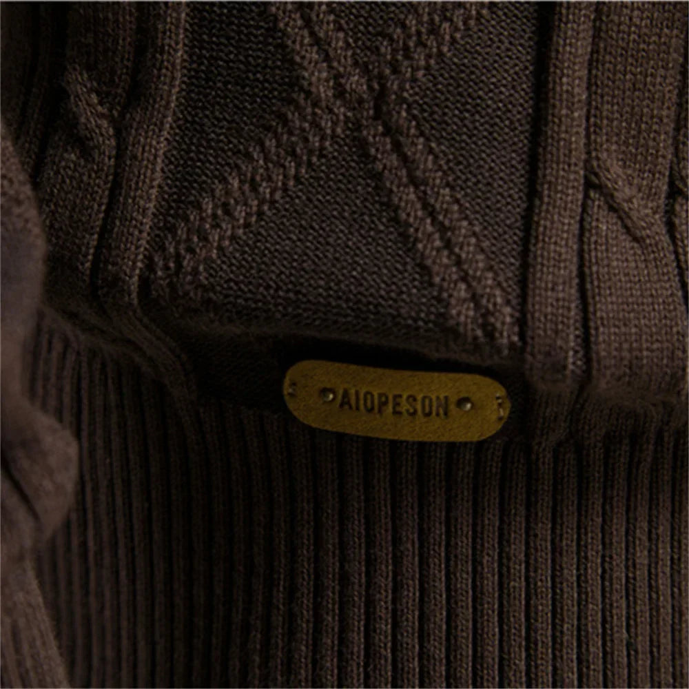 Men's Buttoned Cardigan Sweater