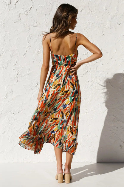 Women's Strappy Midi Dress