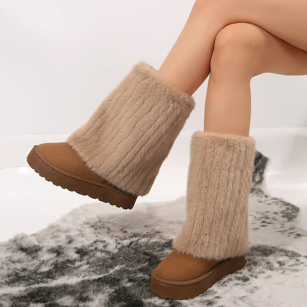 Women's Mid Calf Winter Boots