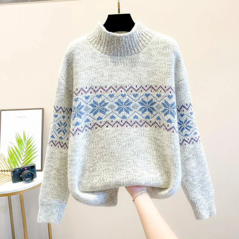 Women's High Neck Turtleneck Sweater