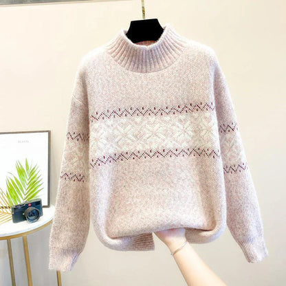 Women's High Neck Turtleneck Sweater