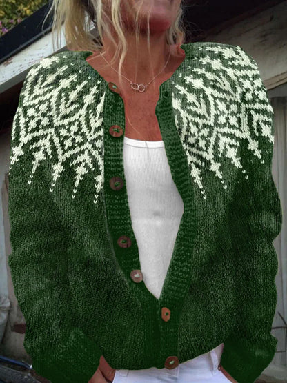 Women's Floral Printed Cardigan