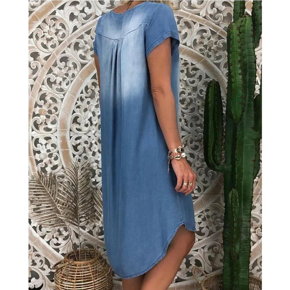 Chic Women's Blue Summer Maxi Dress