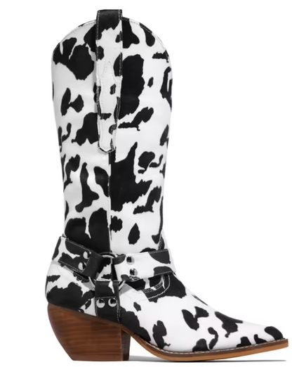 Ladies Rural Cowboy Ankle Boots