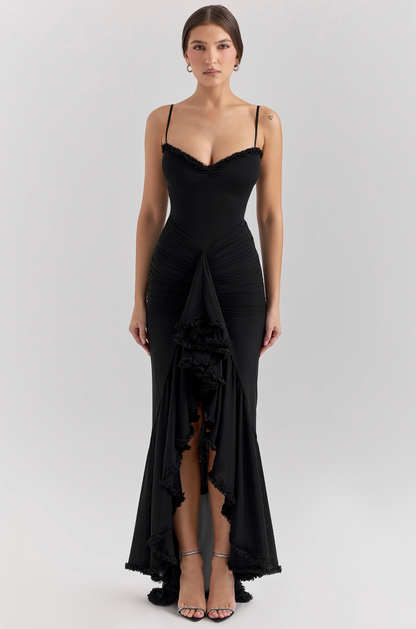 Elegant Ladies Floral Lace Party Dress