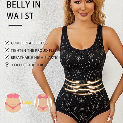 Women's Sleeveless Scoop Neck Shapewear Bodysuit
