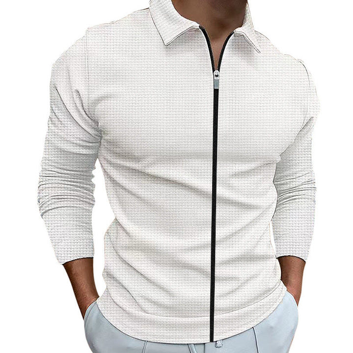 Jeremy Men's Zip-Up Shirt Comfortable