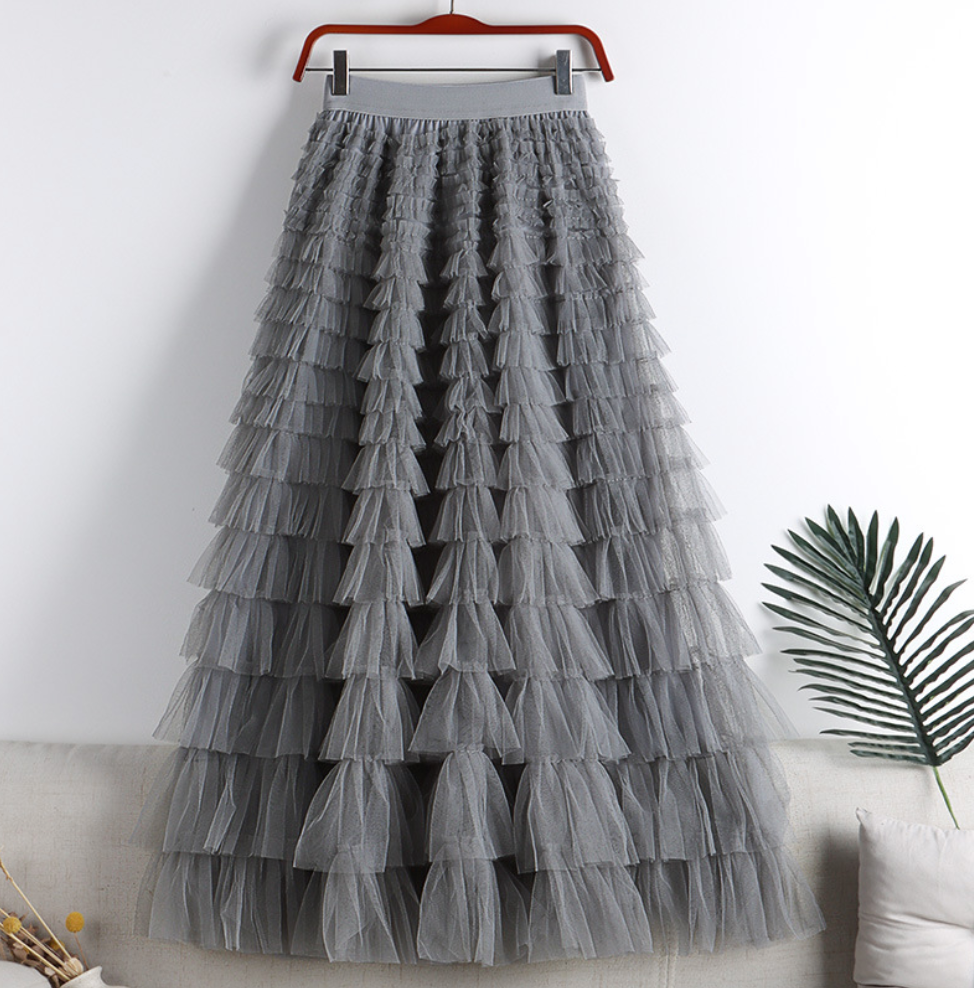 Women's Autumn Tulle Skirt