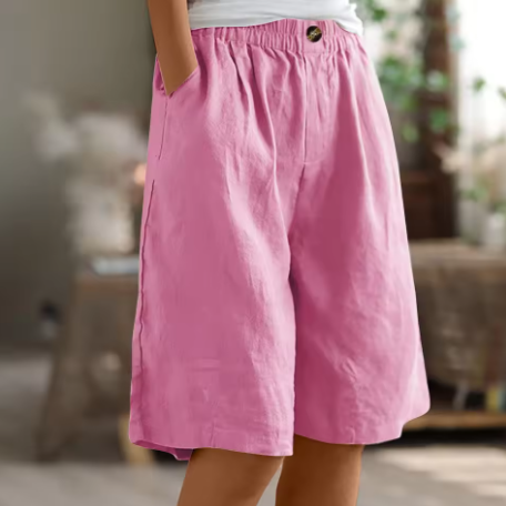 Women's Elastic Loose Fit Shorts