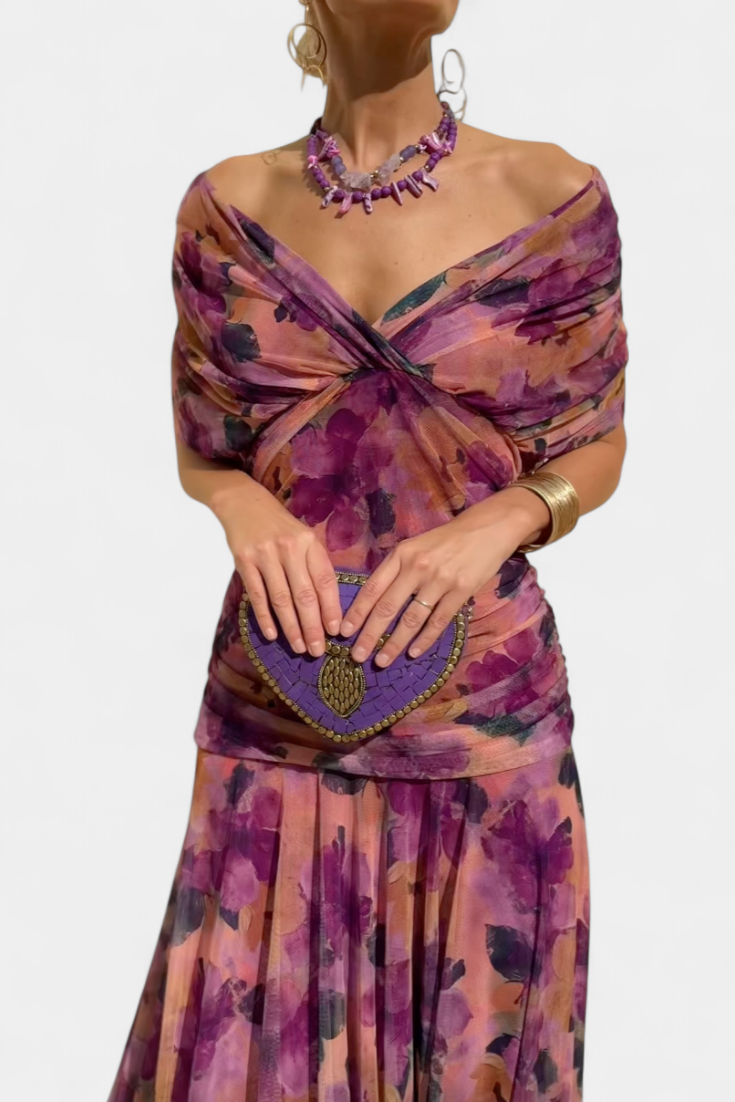 Boho Chic Flowy Long Dress