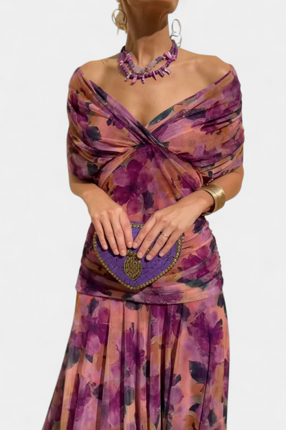 Boho Chic Flowy Long Dress