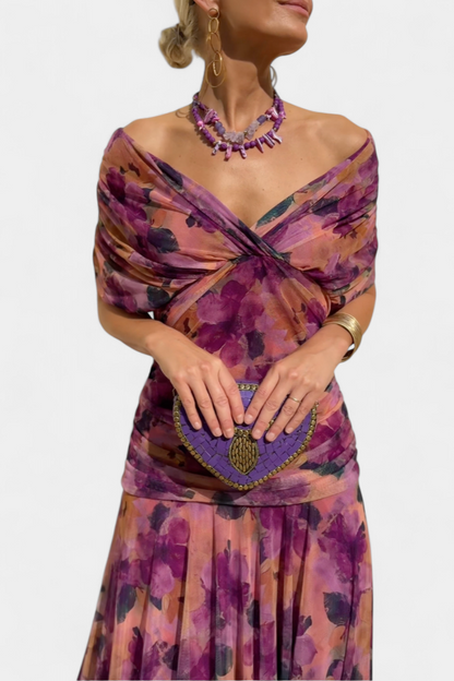 Boho Chic Flowy Long Dress