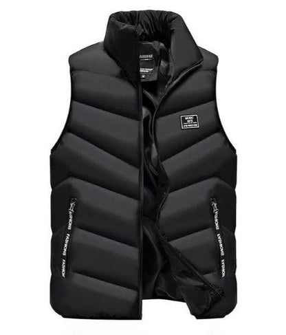 Warm Men's Quilted Puffer Vest Jacket