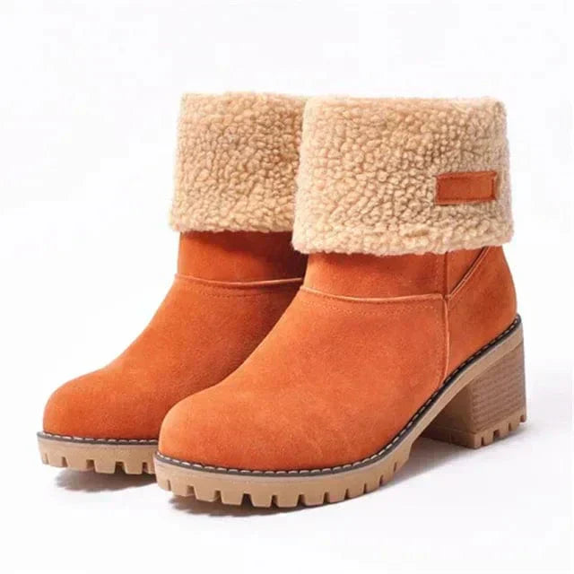 Women's Wool Mid Calf Winter Boots