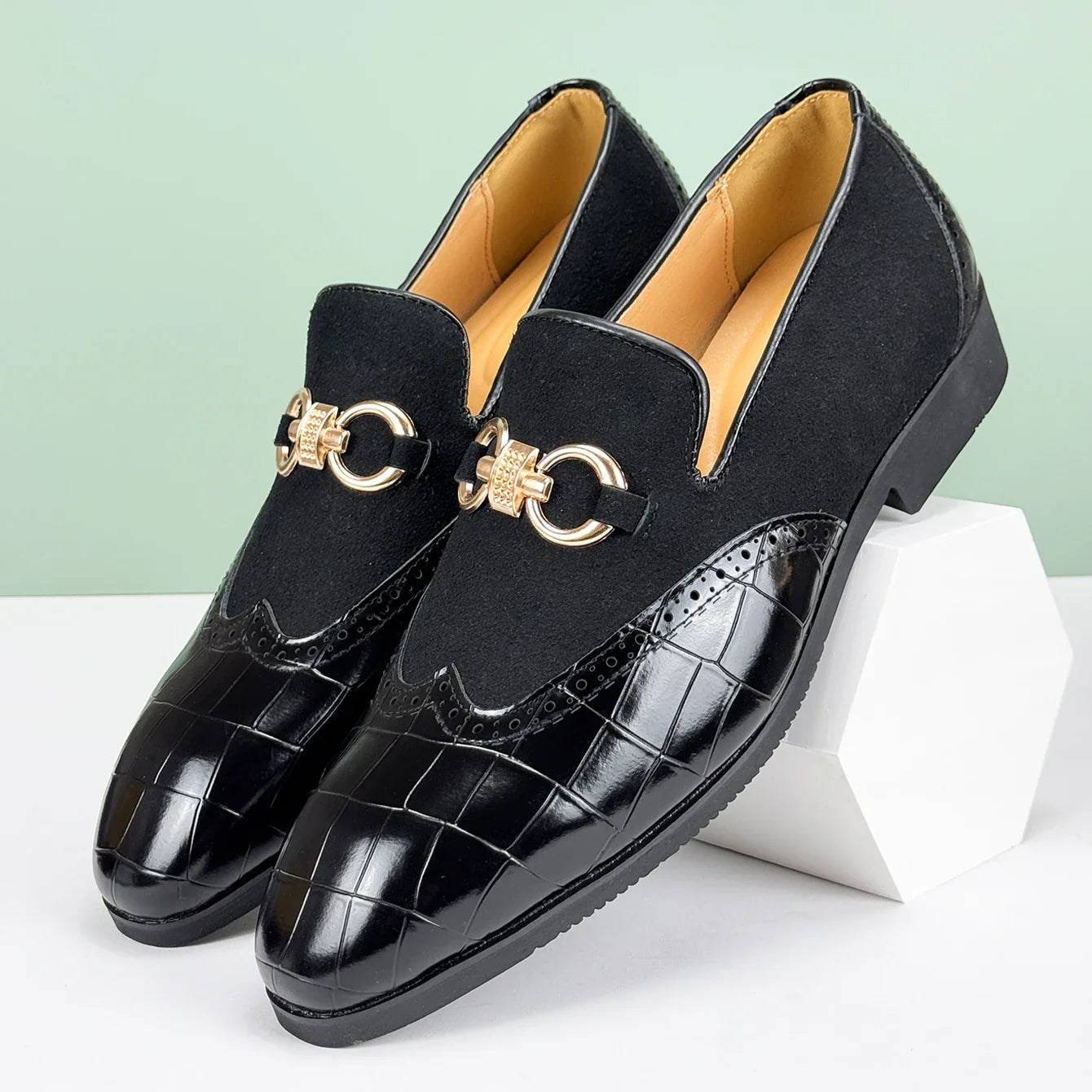 Men's Leather Loafers Leather Brown