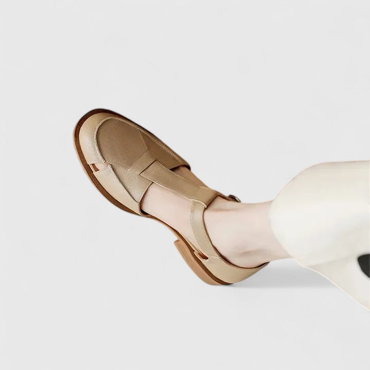 Women's Mary Jane Sandals Closed Toe Low Heel