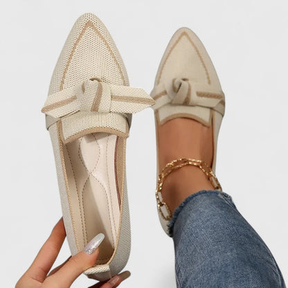 Comfortable Pointed Toe Slip On Mesh Loafers Flat Shoes