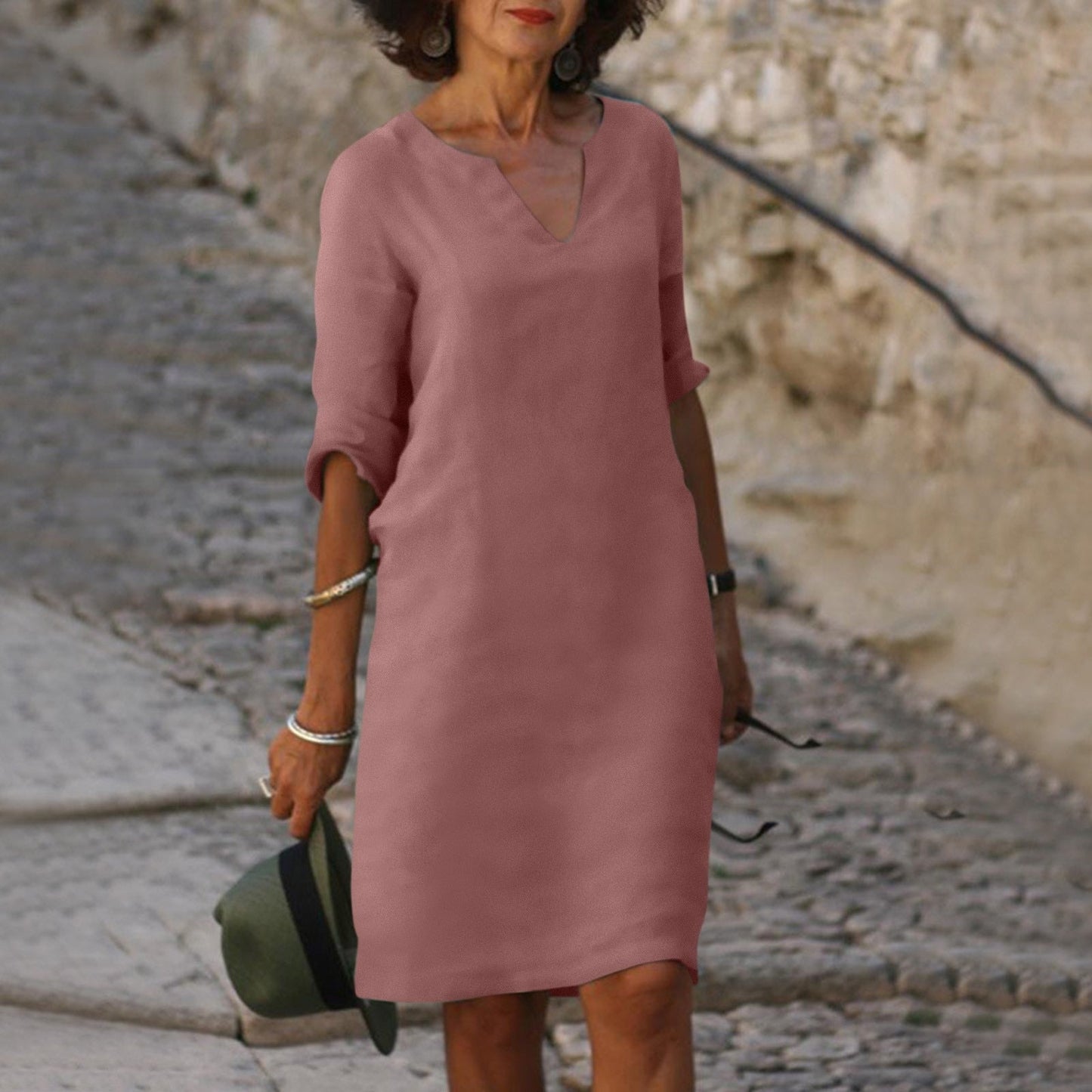 Women's V-Neck Summer Dress