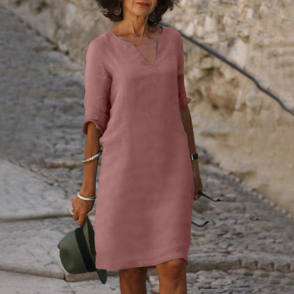 Women's Summer Sundress Cotton Casual