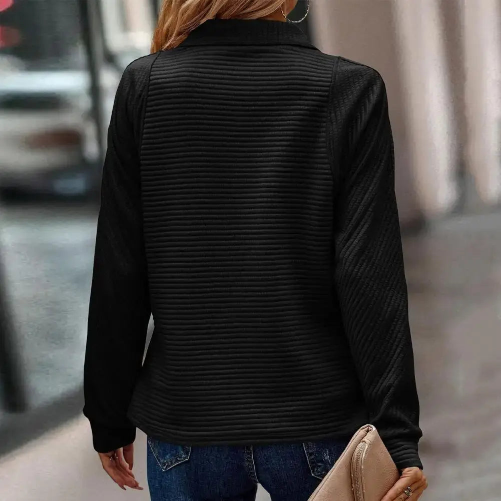 Women's Sweater Short Zipper Closure